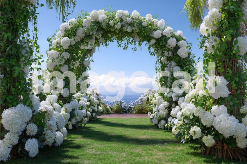 3749 Floral Arch