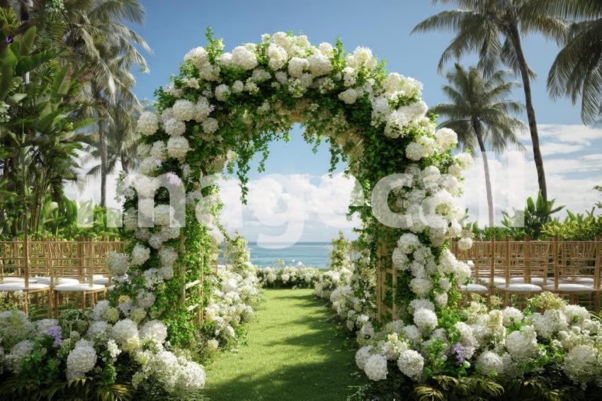 3748 Floral Arch
