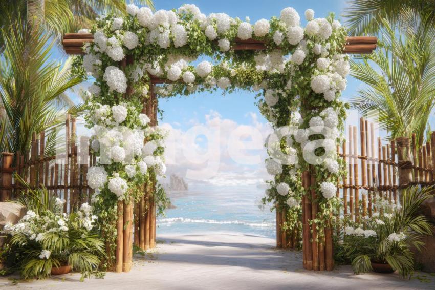 3753 Floral Arch