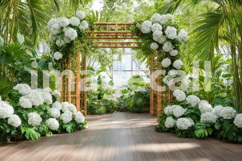 3757 Floral Arch