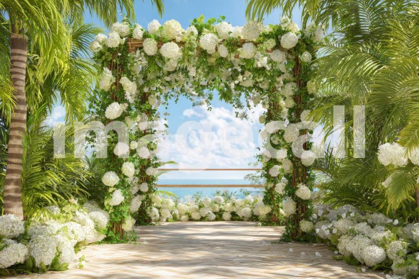 3756 Floral Arch