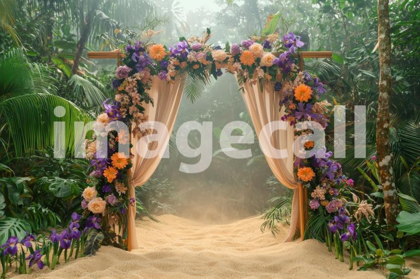 2420 Floral Arch