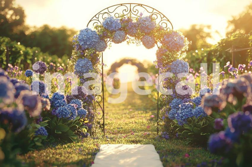 2433 Floral Arch