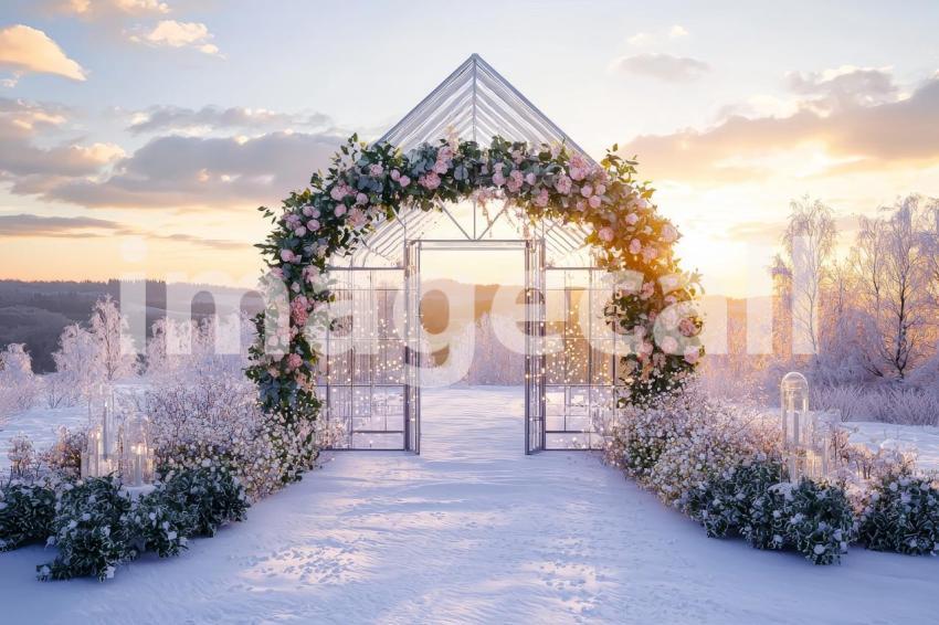 2437 Floral Arch
