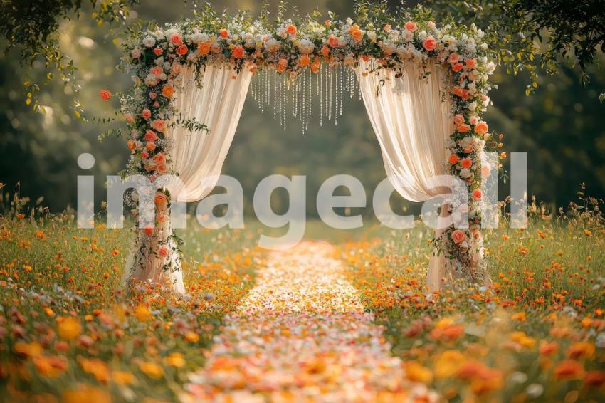 2445 Floral Arch