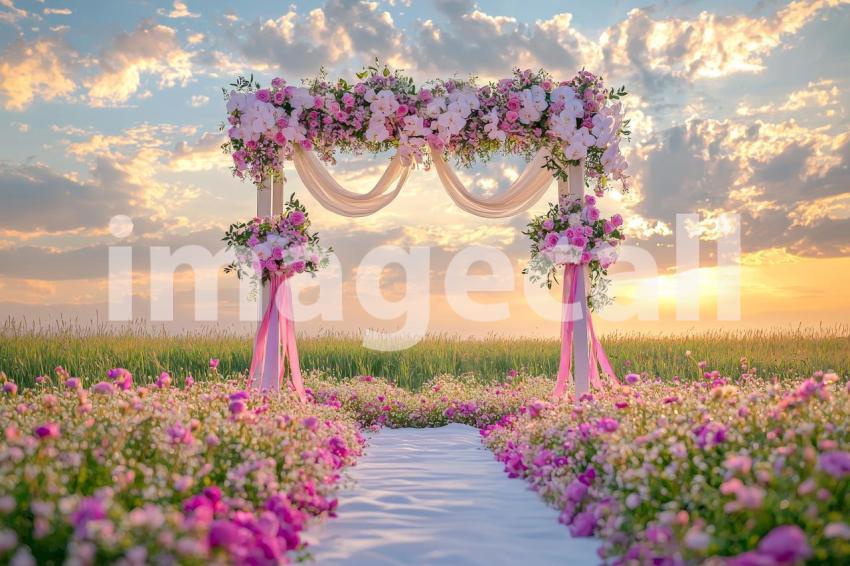 2447 Floral Arch