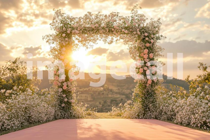 2850 Floral Arch