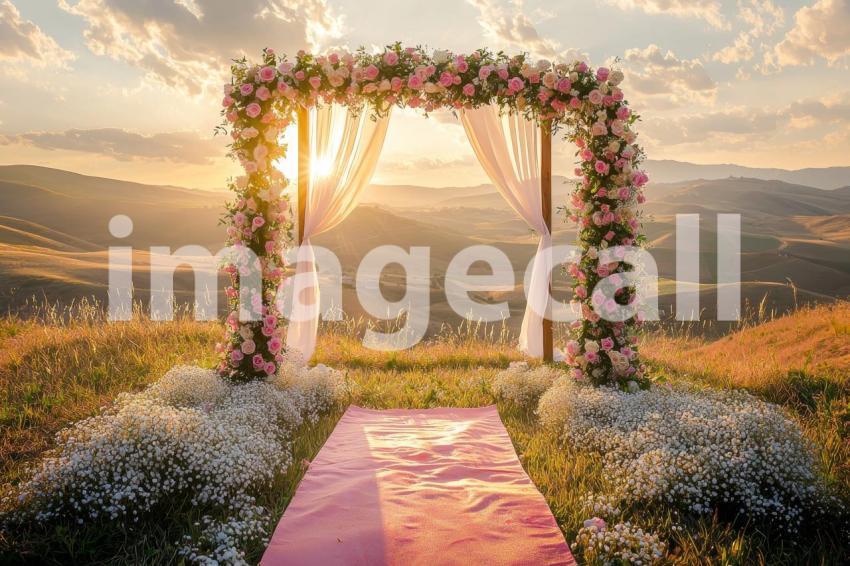 2852 Floral Arch