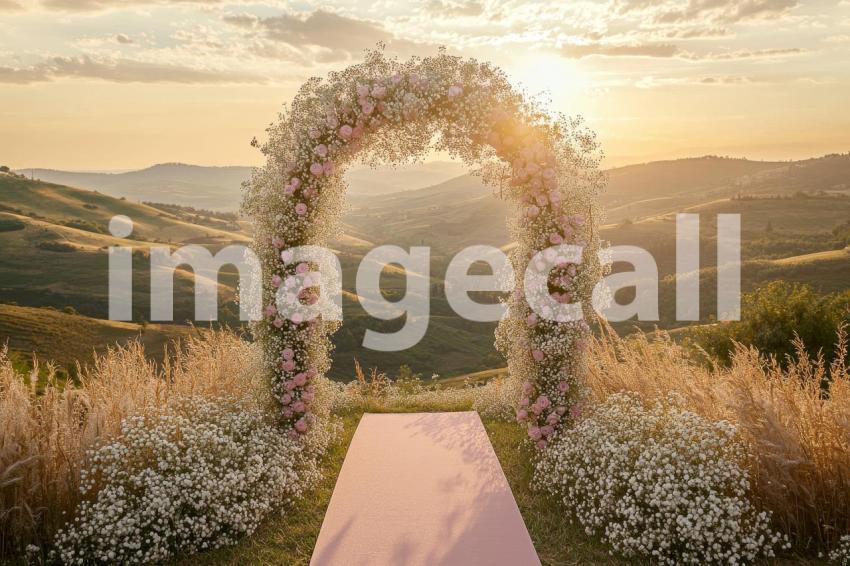 2851 Floral Arch