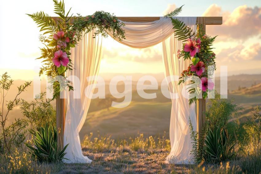 2872 Floral Arch