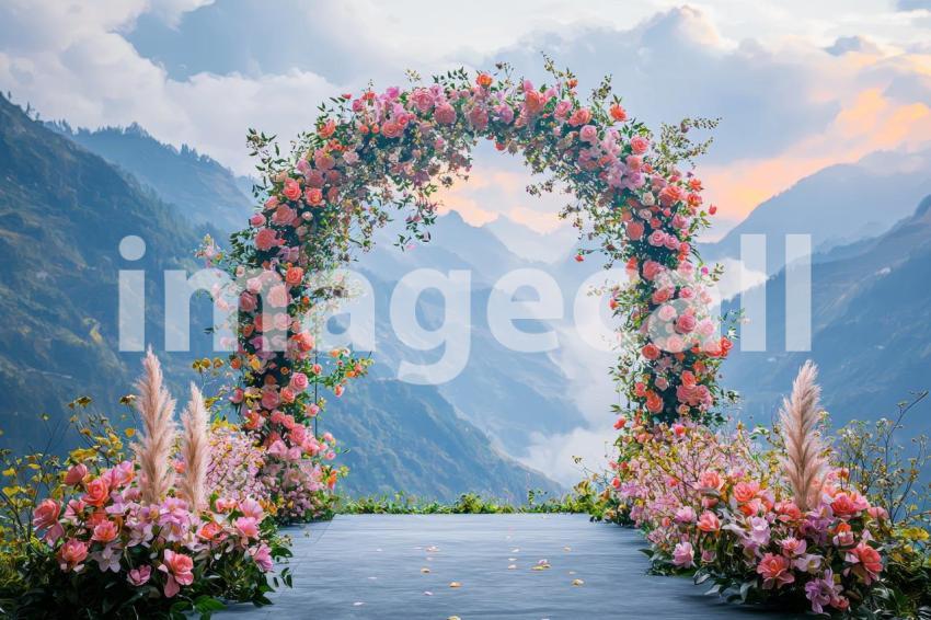 3149 Floral Arch