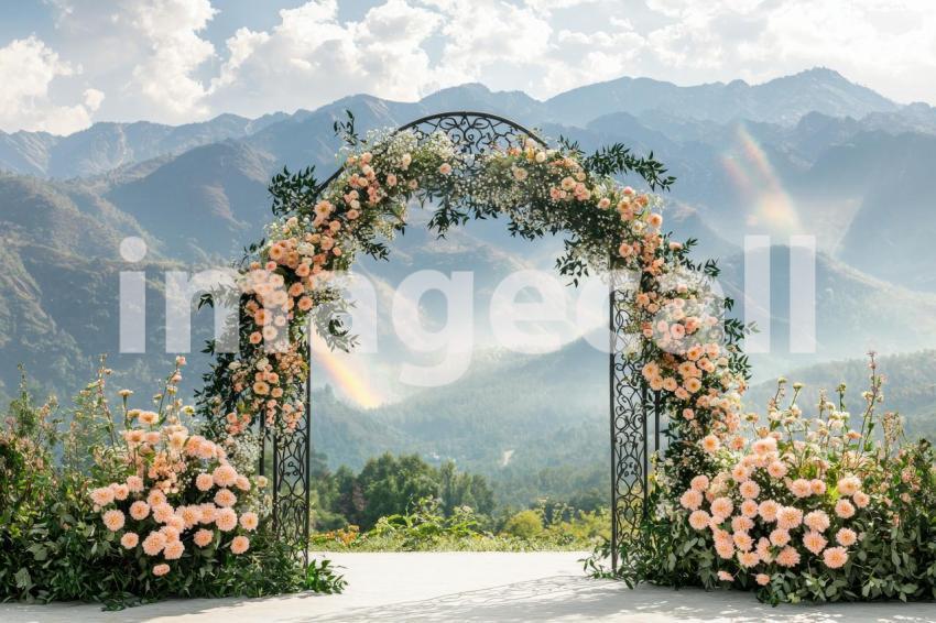 3173 Floral Arch