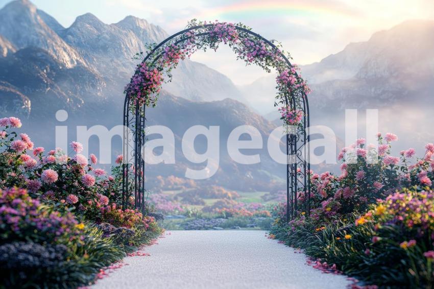 3176 Floral Arch