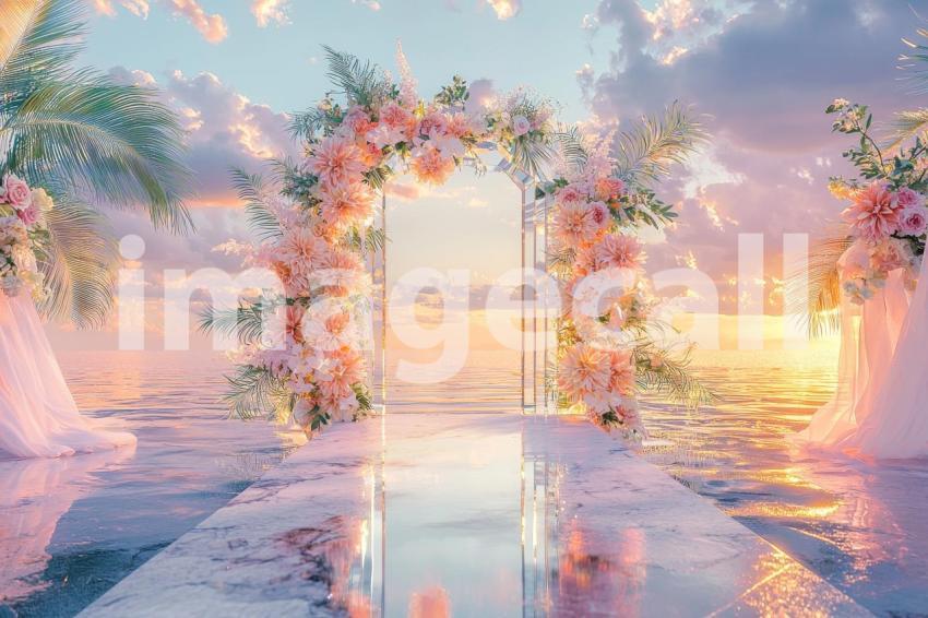 3184 Floral Arch