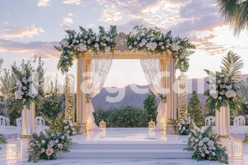 3196 Floral Arch