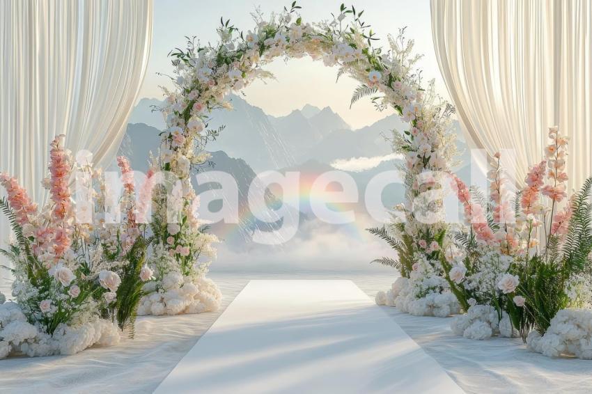 3208 Floral Arch