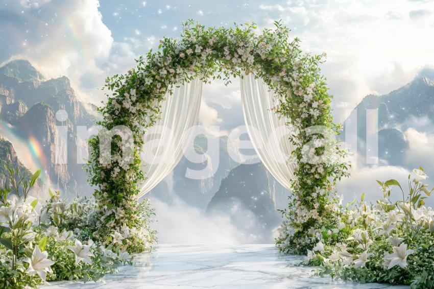 3232 Floral Arch