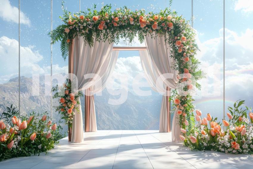 3296 Floral Arch
