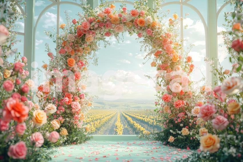 2166 Floral Arch