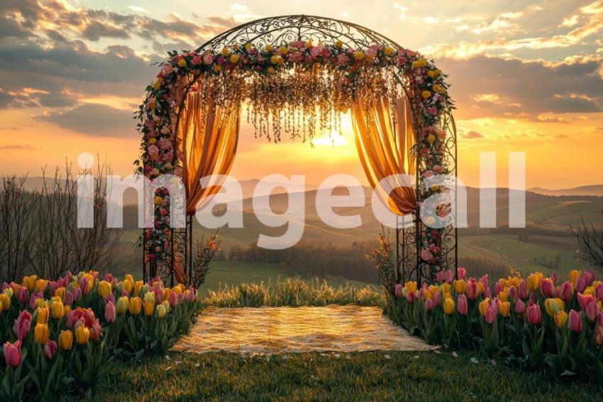 2704 Floral Arch