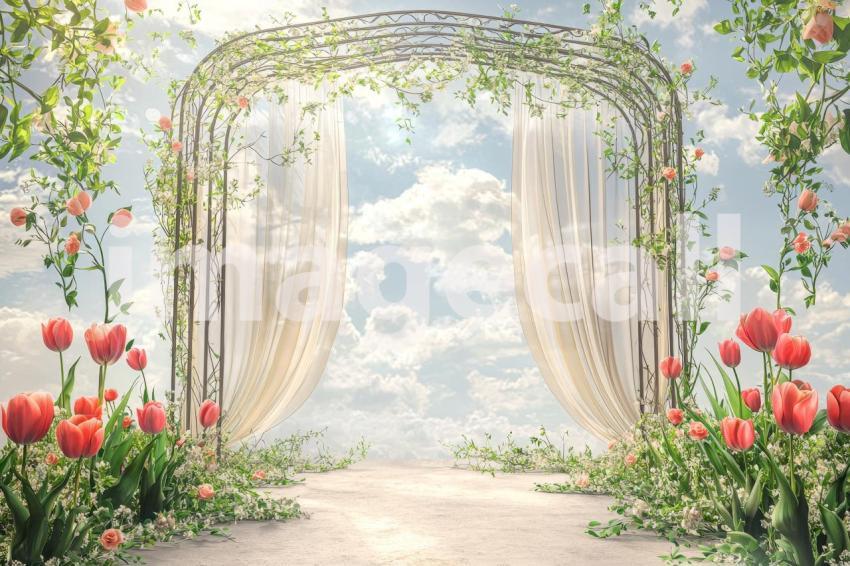 2776 Floral Arch