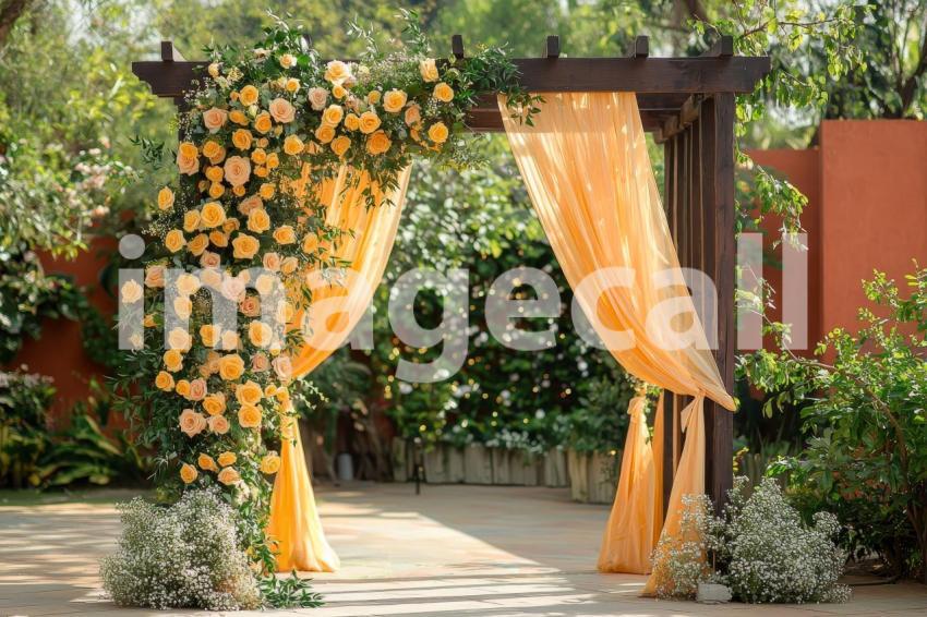 3077 Floral Arch
