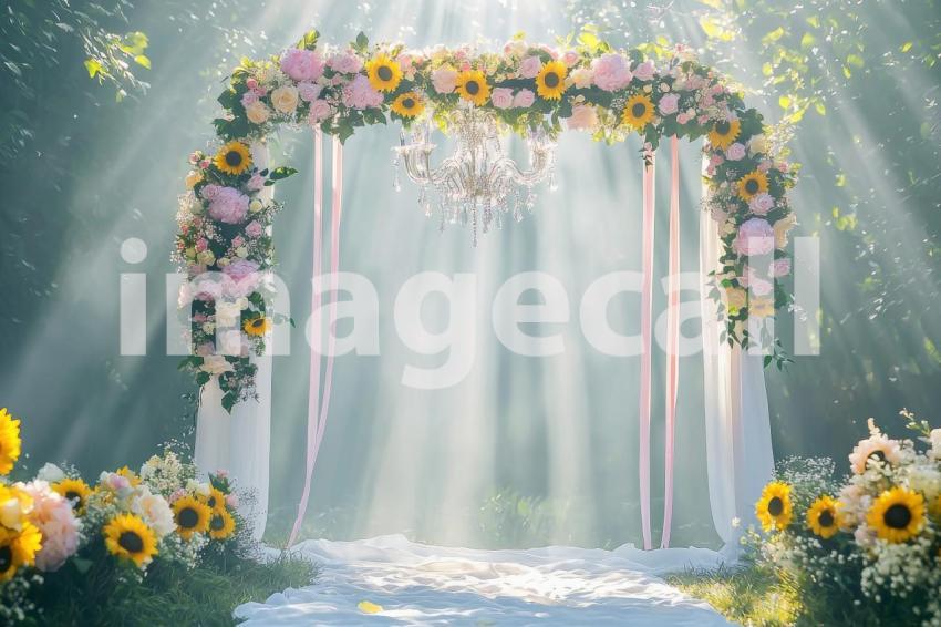 2042 Floral Arch