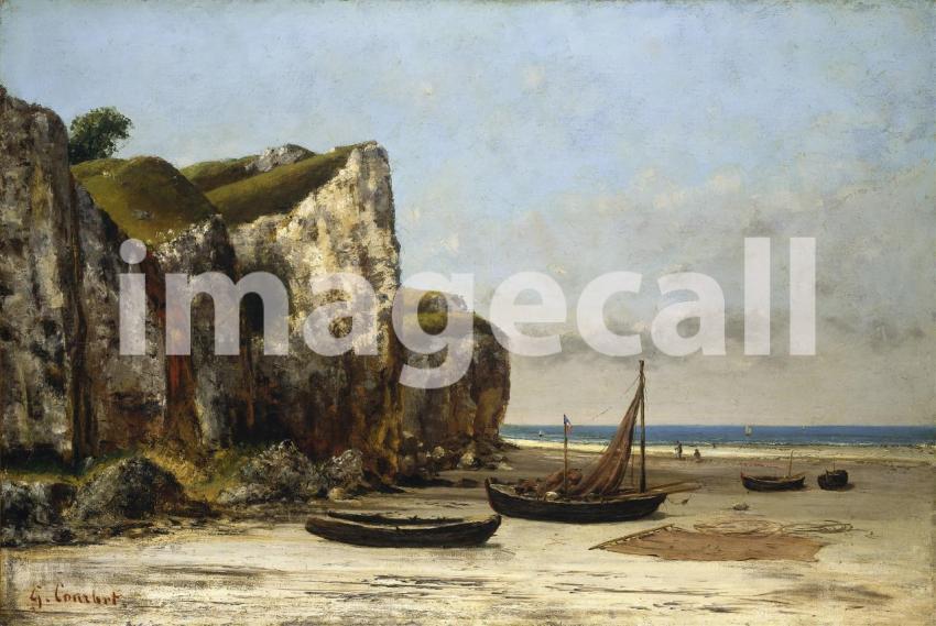 Beach in Normandy (c  1872 1875)