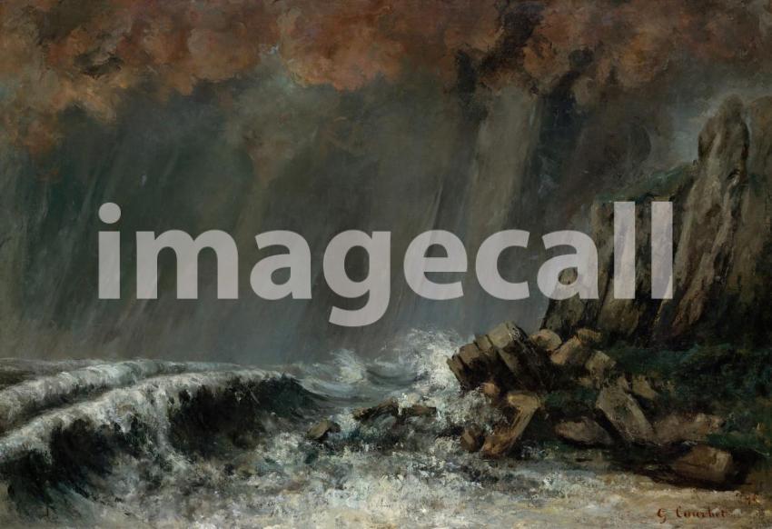 Marine  The Waterspout (1870)