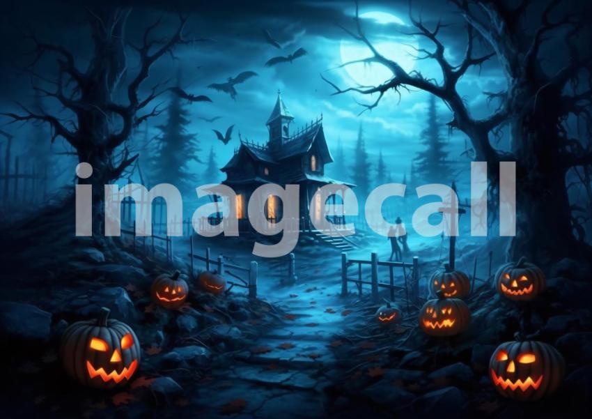 Enlarge A151 Ultimate Halloween Backdrops Bundle  76