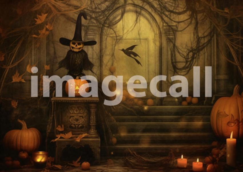 Enlarge A151 Ultimate Halloween Backdrops Bundle  152