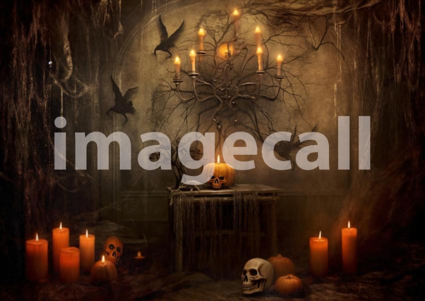 Enlarge A151 Ultimate Halloween Backdrops Bundle  153 (1)