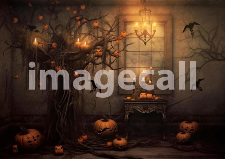 Enlarge A151 Ultimate Halloween Backdrops Bundle  154 (1)