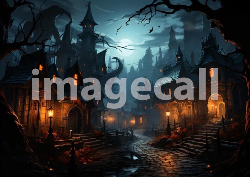 Enlarge A151 Ultimate Halloween Backdrops Bundle  5