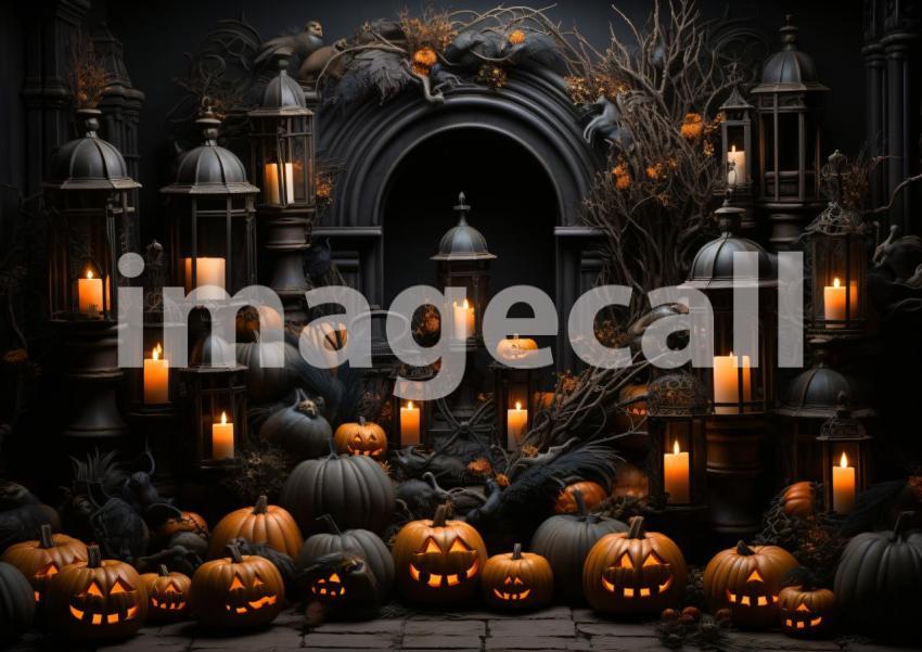 Enlarge A151 Ultimate Halloween Backdrops Bundle  35