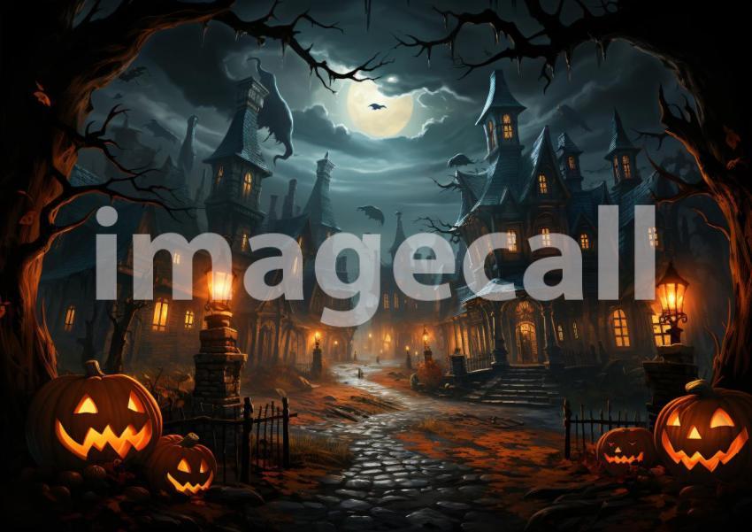 Enlarge A151 Ultimate Halloween Backdrops Bundle  50 (1)