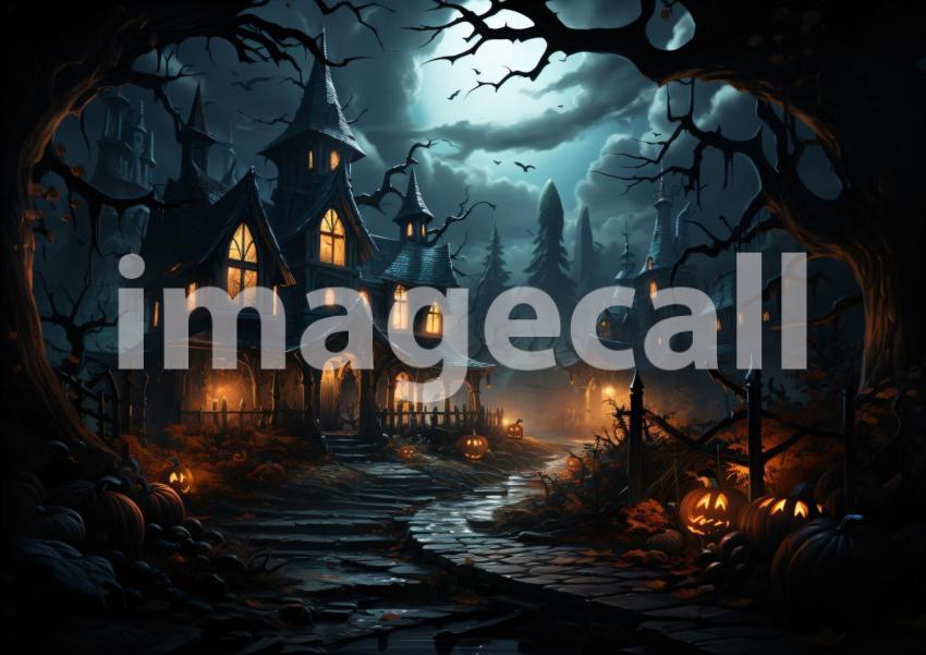Enlarge A151 Ultimate Halloween Backdrops Bundle  52