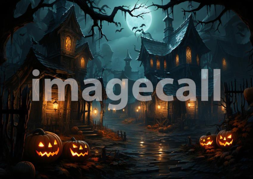 Enlarge A151 Ultimate Halloween Backdrops Bundle  53