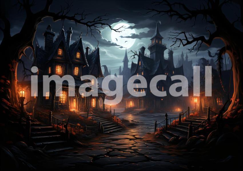 Enlarge A151 Ultimate Halloween Backdrops Bundle  56