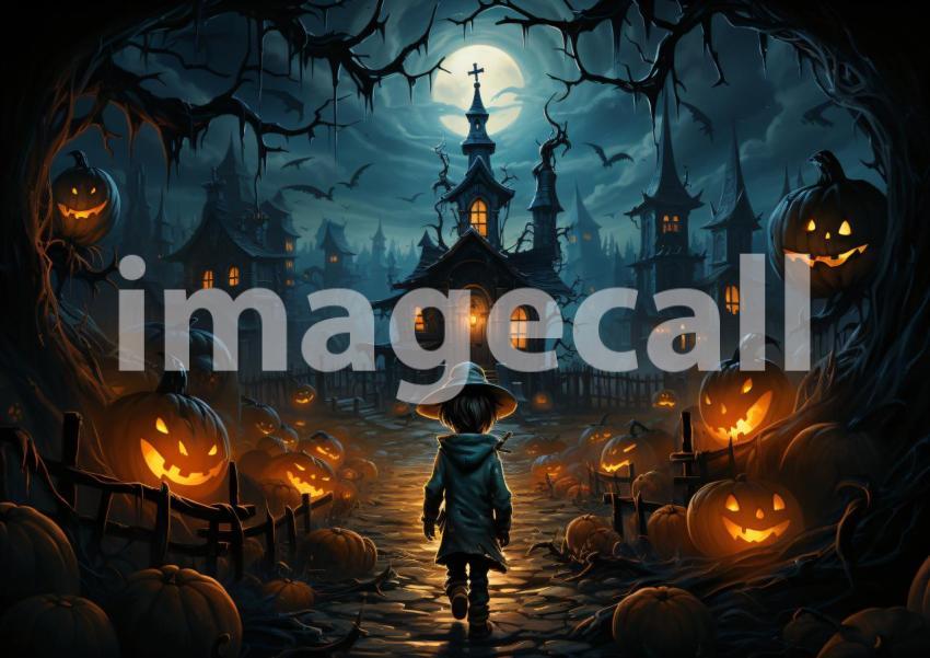Enlarge A151 Ultimate Halloween Backdrops Bundle  61