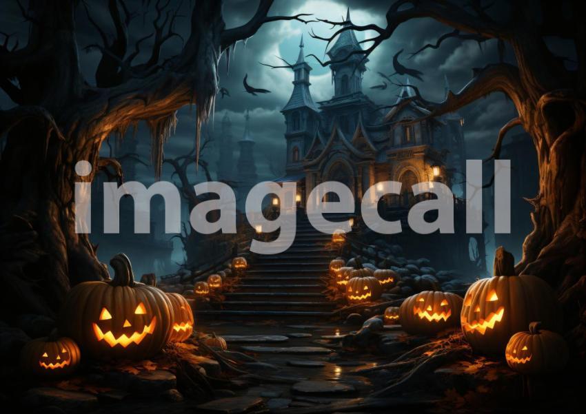 Enlarge A151 Ultimate Halloween Backdrops Bundle  121