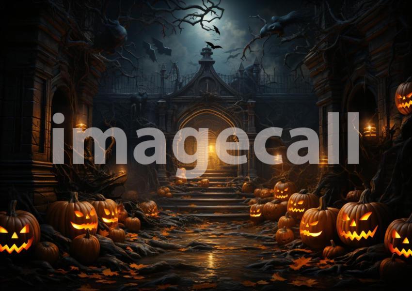 Enlarge A151 Ultimate Halloween Backdrops Bundle  122