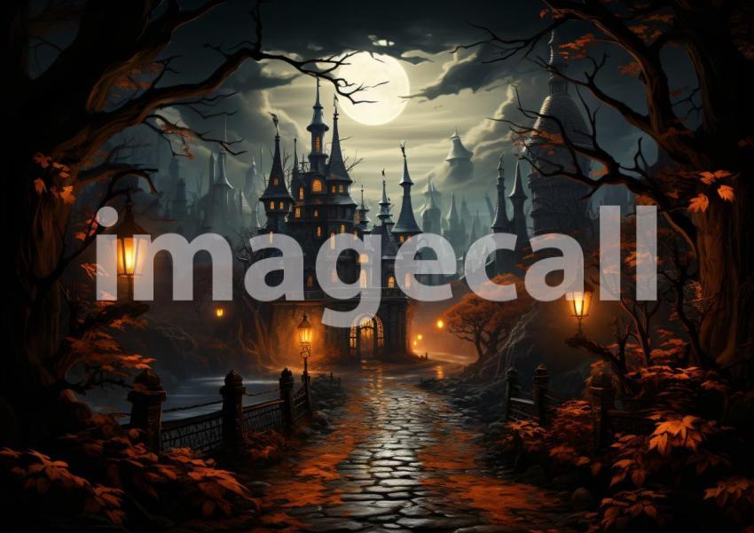 Enlarge A151 Ultimate Halloween Backdrops Bundle  125