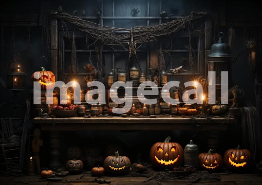 Enlarge A151 Ultimate Halloween Backdrops Bundle  123