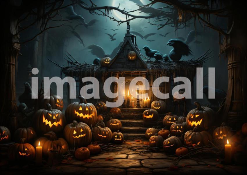 Enlarge A151 Ultimate Halloween Backdrops Bundle  126