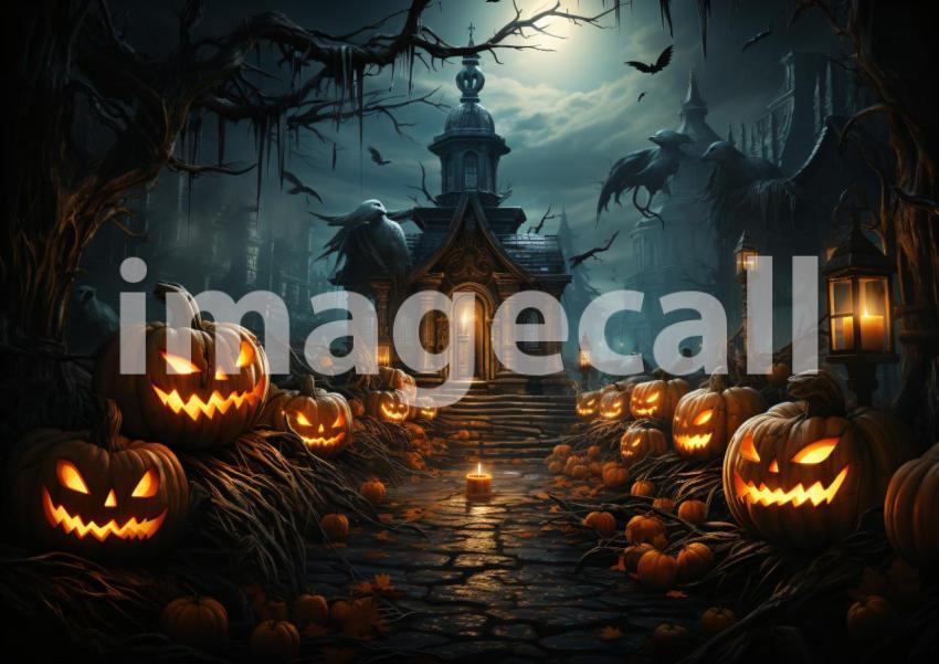 Enlarge A151 Ultimate Halloween Backdrops Bundle  128 (1)
