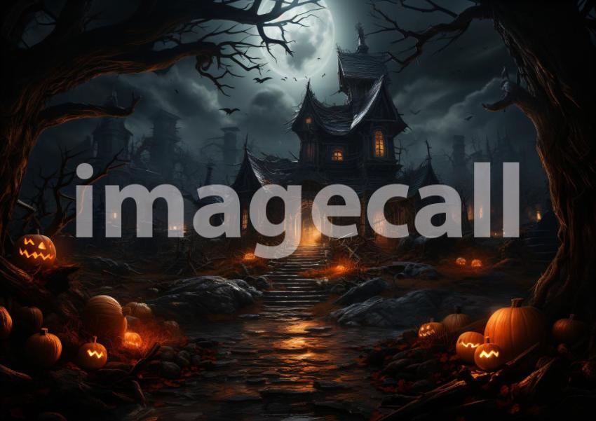 Enlarge A151 Ultimate Halloween Backdrops Bundle  130 (1)