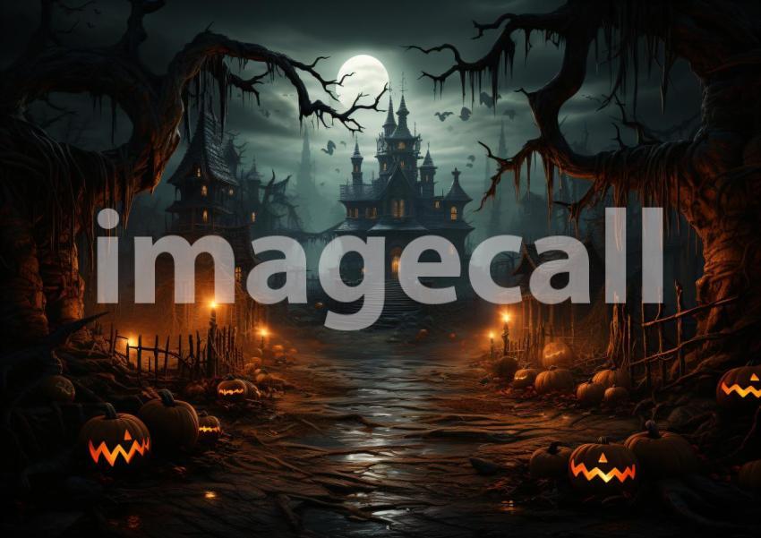 Enlarge A151 Ultimate Halloween Backdrops Bundle  132