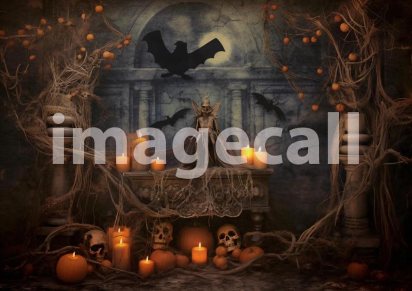 Enlarge A151 Ultimate Halloween Backdrops Bundle  145