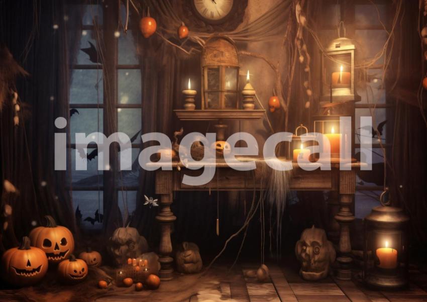 Enlarge A151 Ultimate Halloween Backdrops Bundle  146